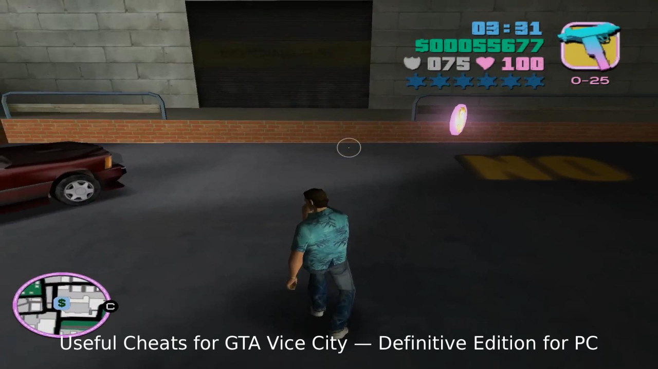 Useful Cheats for GTA Vice City — Definitive Edition for PC
